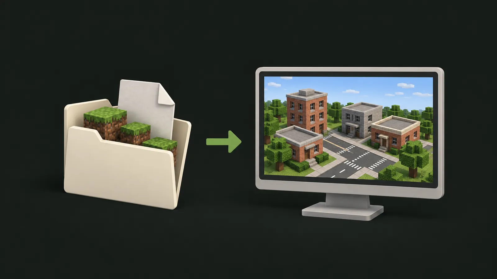Cover illustration for How to Import a Minecraft World in Java Edition